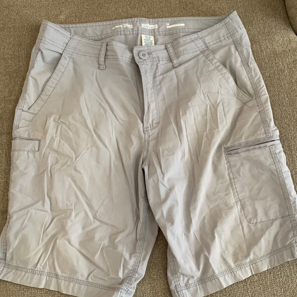 Gray Urban Pipeline shorts size 34